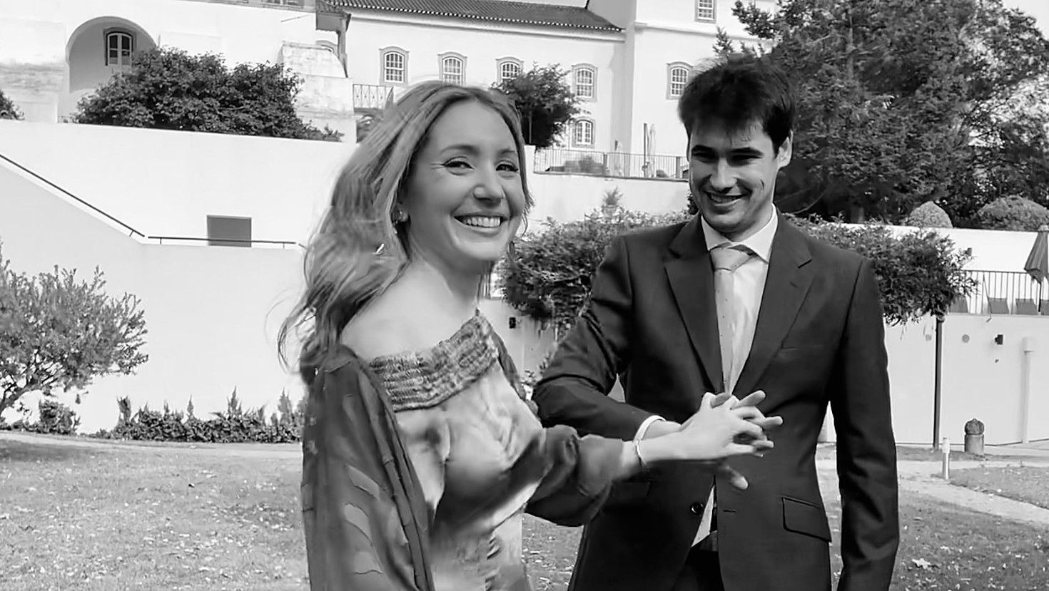 María José y Francisco en la finca